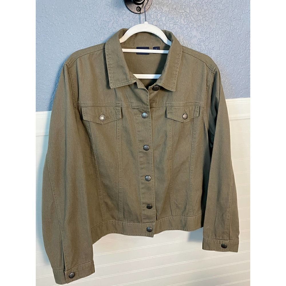 Westbound Tan Button Down Collared Cargo Jacket